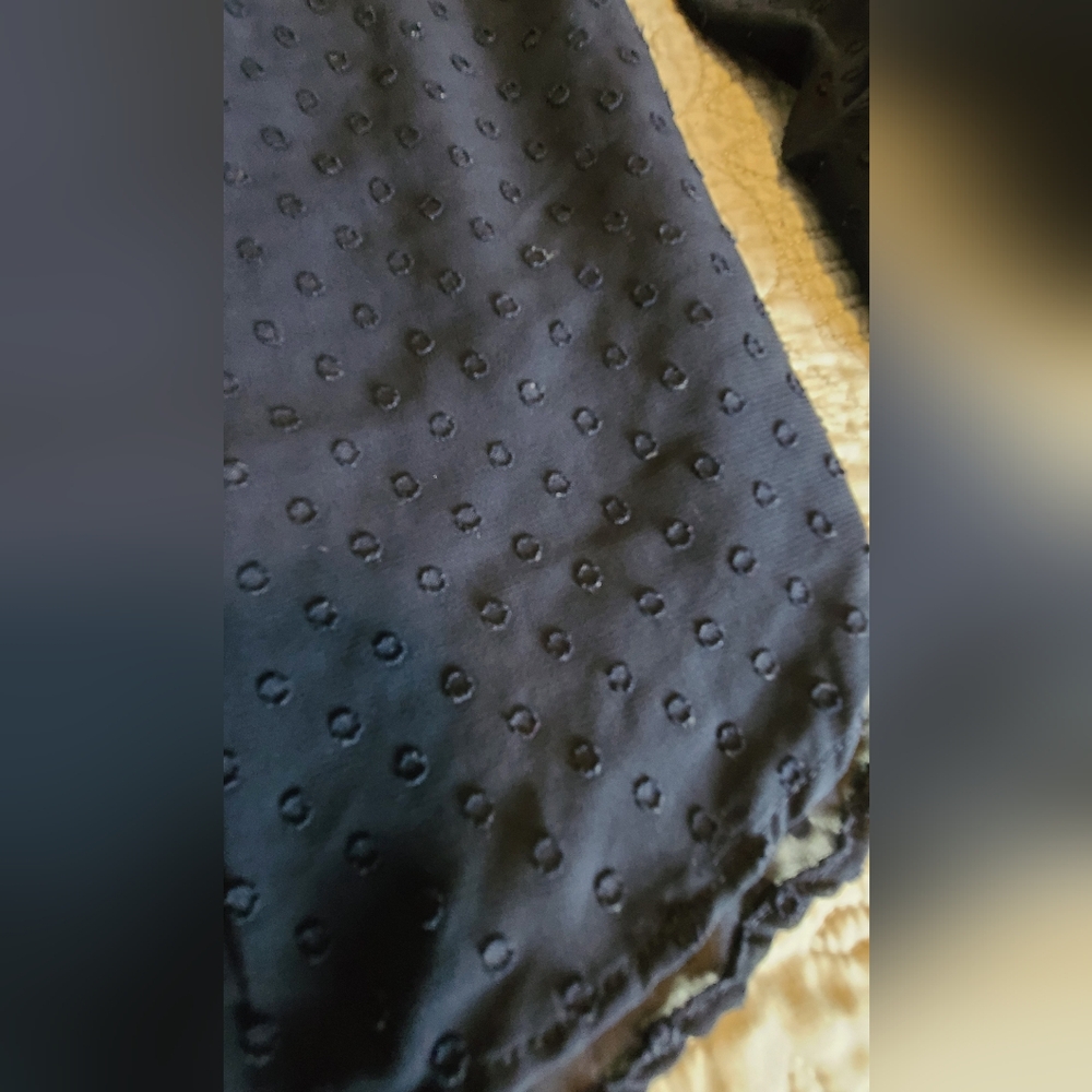 Talbots Blue Multi Layer Blouse Size Small - image 3